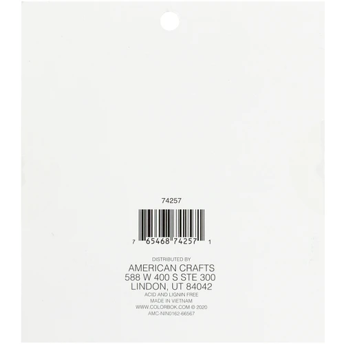 Colorbok Single-Sided Printed Cardstock 6"X6" 100/Pkg-Neutral - 74257