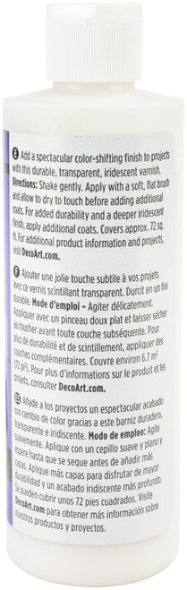 DecoArt Americana DuraClear Varnish 8oz-Iridescent Violet - DS14-142-9 DecoArt Americana DuraClear Varnish 8oz-Iridescent Violet - DS14-142-9