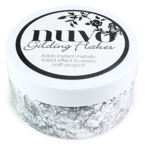Nuvo Gilding Flakes 6.8oz-Silver Bullion - NGF851 - 5060407158518