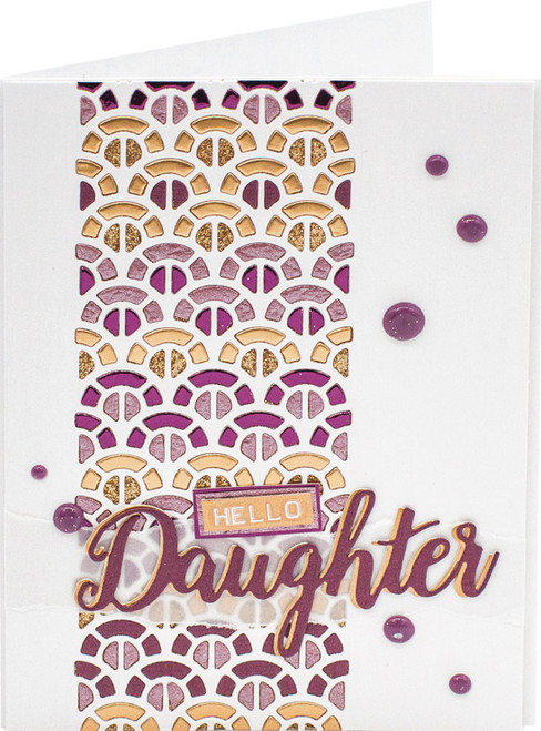 Craft Perfect Mirror Cardstock 8.5"X11" 5/Pkg-High Gloss Holly Green - MIRRORG-9461E