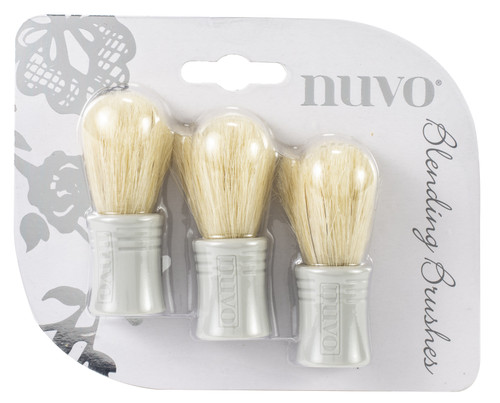 Nuvo Blending Brushes-3/Pkg - 970N - 5060407159706