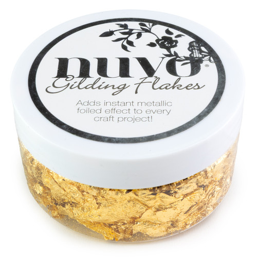 Nuvo Gilding Flakes 6.8oz-Radient Gold - NGF850 - 5060407158501