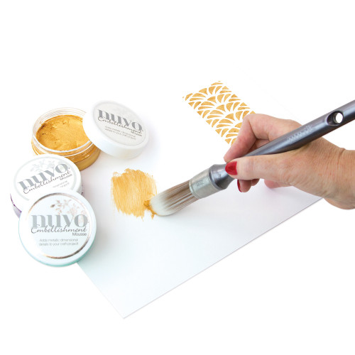 Nuvo Embellishment Mousse-Indian Gold - NEM-802