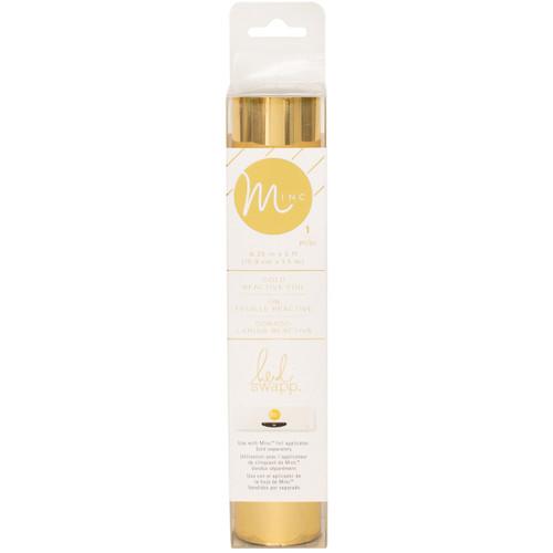 Heidi Swapp Minc Reactive Foil 6"X5' Roll-Gold - HSFOIL6-12102 - 718813121026