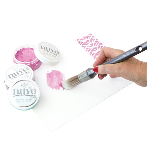Nuvo Embellishment Mousse-English Heather - NEM-824