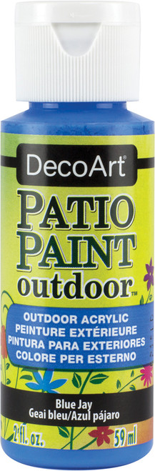 DecoArt Patio Paint 2oz-Blue Jay - DCP-76 - 766218055200