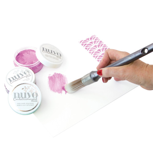 Nuvo Embellishment Mousse-Peony Pink - NEM-800