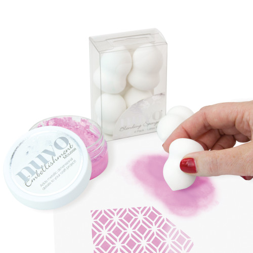 Nuvo Embellishment Mousse-Peony Pink - NEM-800 Nuvo Embellishment Mousse-Peony Pink - NEM-800