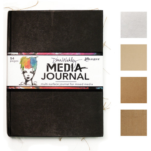 Dina Wakley Media Journal 8"X10"-Black - MDJ54726 - 789541054726