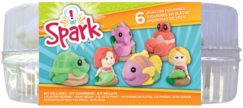 Colorbok Spark Plaster Value Pack-Mermaids - 65151B - 765468651514