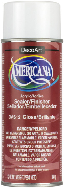 DecoArt Americana Acrylic Sealer/Finish Aerosol Spray 12oz-Gloss - AS-12-7 - 016455412701