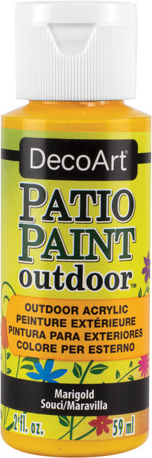 DecoArt Patio Paint 2oz-Marigold - DCP-57 - 766218037534