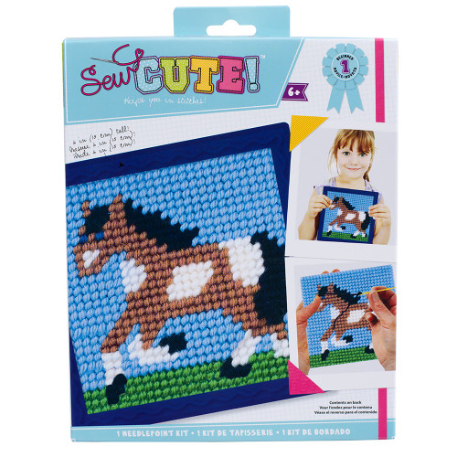 Colorbok Sew Cute! Needlepoint Kit-Horse - 2342A - 087569023428