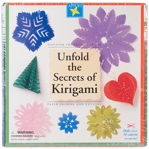 Aitoh Unfold The Secrets of Kirigami Kit-50+ Creations - KG-KIT - 762867300036