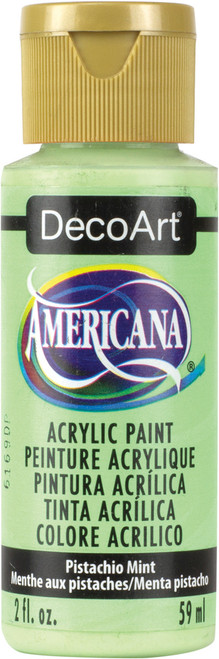 DecoArt Americana Acrylic Paint 2oz-Pistachio Mint - Opaque - DA-253 - 766218029003 DecoArt Americana Acrylic Paint 2oz-Pistachio Mint - Opaque - DA-253 - 766218029003