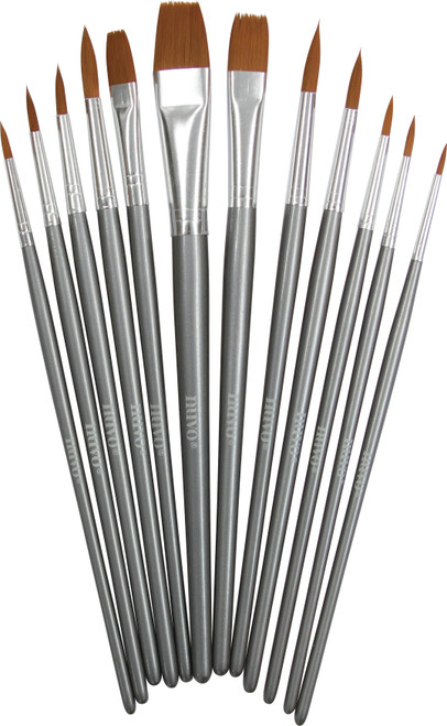 Nuvo Paint Brushes-12/Pkg - 972N