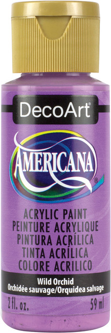 DecoArt Americana Acrylic Paint 2oz-Wild Orchid - Semi-Opaque - DA-233 - 766218011916