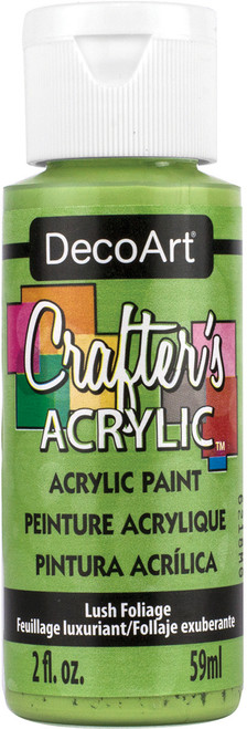 DecoArt Crafter's Acrylic All-Purpose Paint 2oz-Lush Foliage - DCA-115 - 766218037312