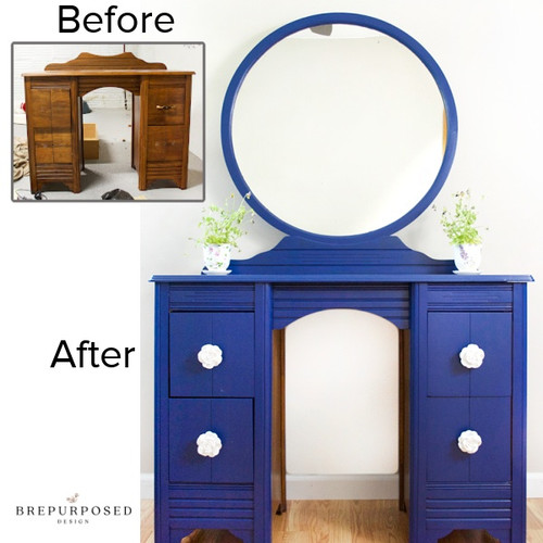 DecoArt Americana Decor Satin Enamels 8oz-Dark Denim - ADSA-14