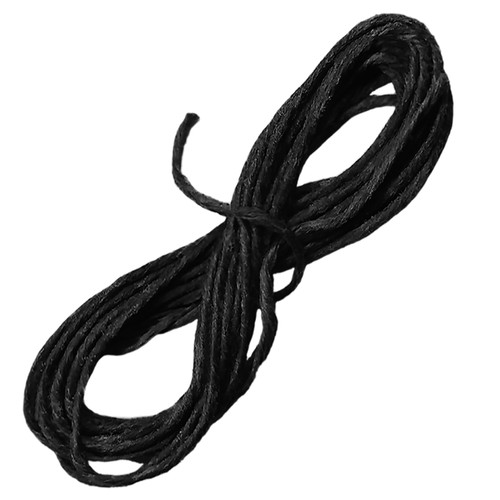 Realeather(R) Crafts Waxed Thread 25yd-Black - BTH25-01