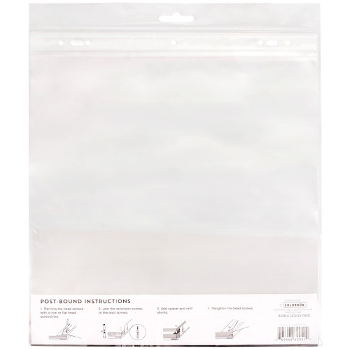 Colorbok Universal Refill Pages 10/Pkg-12"X12" - 62051