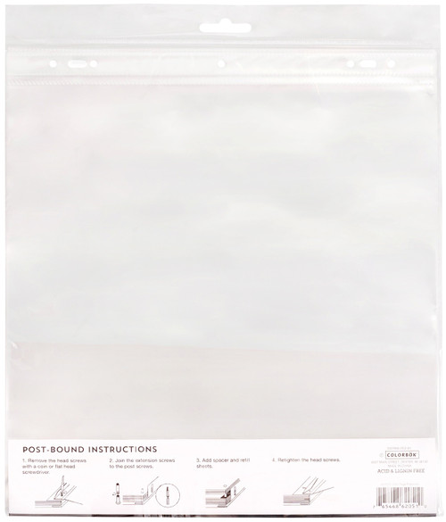 Colorbok Universal Refill Pages 10/Pkg-12"X12" - 62051 Colorbok Universal Refill Pages 10/Pkg-12"X12" - 62051