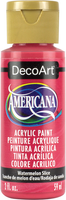 DecoArt Americana Acrylic Paint 2oz-Watermelon Slice - DA-324 - 766218083739 DecoArt Americana Acrylic Paint 2oz-Watermelon Slice - DA-324 - 766218083739