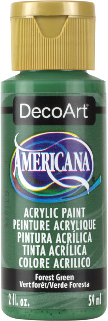 DecoArt Americana Acrylic Paint 2oz-Forest Green - Opaque - DA-050 - 016455150306