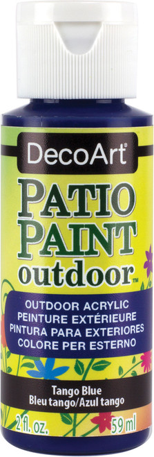 DecoArt Patio Paint 2oz-Tango Blue - DCP-26 - 766218000170