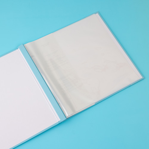Colorbok Post Bound Fabric Album 12"X12"-Light Teal - 71848D Colorbok Post Bound Fabric Album 12"X12"-Light Teal - 71848D
