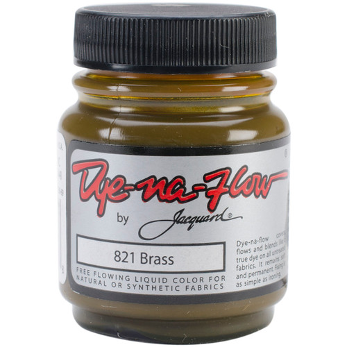 Jacquard Dye-Na-Flow Liquid Color 2.25oz-Brass - JAC1-821 - 743772182108
