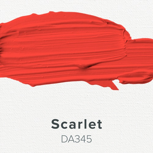 DecoArt Americana Acrylic Paint 2oz-Scarlet - DA-345