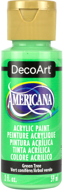 DecoArt Americana Acrylic Paint 2oz-Green Tree - DA-349 - 766218101747