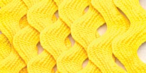 Wrights Medium Rickrack .5"X2.5yd-Canary - 117-401-086 - 070659142352