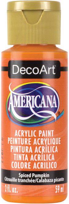 DecoArt Americana Acrylic Paint 2oz-Spiced Pumpkin - Opaque - DA-310 - 766218064257 DecoArt Americana Acrylic Paint 2oz-Spiced Pumpkin - Opaque - DA-310 - 766218064257