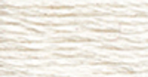 DMC Pearl Cotton Skein Size 3 16.4yd-White - 115 3-BLANC - 077540033768