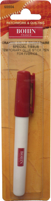 Bohin Temporary Glue Stick-Pink - 65504 - 3073640655043