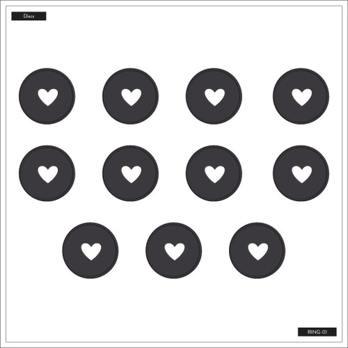 Happy Planner Discs 1.75" 11/Pkg-Black - RING-01