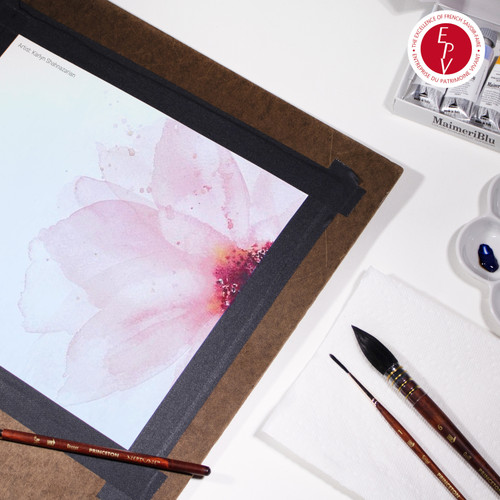 Arches Aquarelle Hot Pressed Watercolor Roll 44.5"x10yds- 140lb - 5A0029BL-1GCND Arches Aquarelle Hot Pressed Watercolor Roll 44.5"x10yds- 140lb - 5A0029BL-1GCND