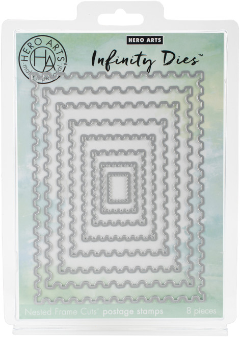 Hero Arts Infinity Dies-Nesting Postage Stamps - DI345 - 085700910491