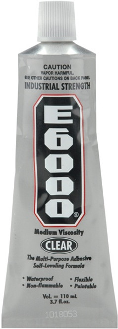 E6000 Multipurpose Adhesive-3.7oz Clear - 5A002FRS-1GH63