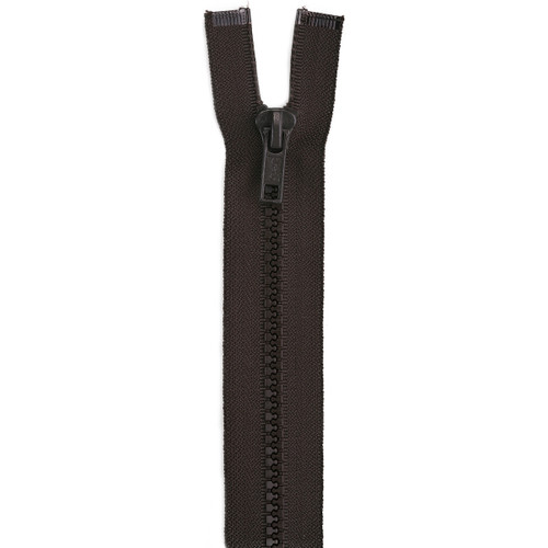 2 Pack - Coats Thread & Zippers Coats Sport Separating Zipper 24"-Cloister Brown - F43 24-56B - 073650805745
