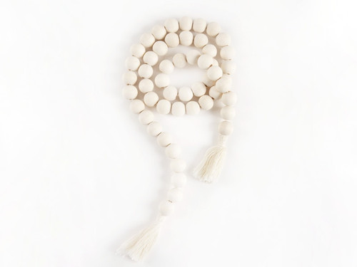 CousinDIY Unfinished Wood Bead Garland-36" - 20327057