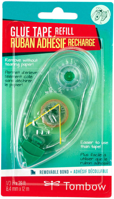 Mono Adhesive Refill Removable-.33"X39', For Use In 62108 - 62109 - 085014621090