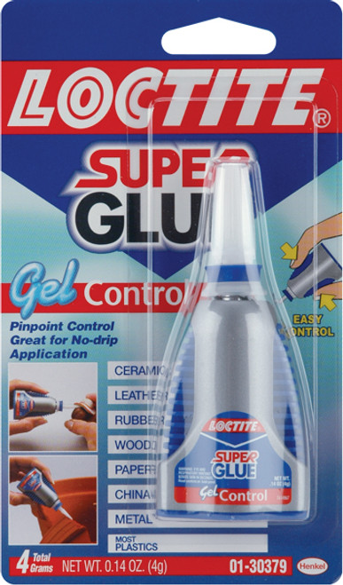 3 Pack - Loctite Super Glue Gel Control-.14oz - 30379 - 079340303799 3 Pack - Loctite Super Glue Gel Control-.14oz - 30379 - 079340303799