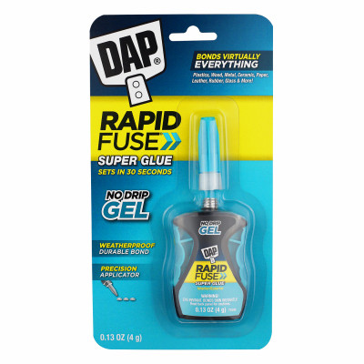 3 Pack - DAP Rapid Fuse Gel Adhesive With Control Applicator-.13oz - RF00179 - 070798001794