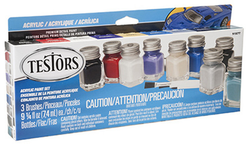 Testors Craft Acrylic Paint Set 9/Pkg-Auto Truck - 281236 - 020066248802