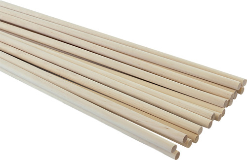 20 Pack - Midwest Products Birch Hardwood Dowel 36"-3/8" - 7908