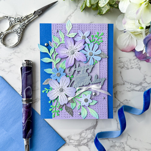 Pinkfresh Studio Stencils 5/Pkg-Fresh Florals - 5A002MXQ-1GPC7 Pinkfresh Studio Stencils 5/Pkg-Fresh Florals - 5A002MXQ-1GPC7