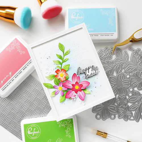 Pinkfresh Studio Stencils 5/Pkg-Fresh Florals - 5A002MXQ-1GPC7